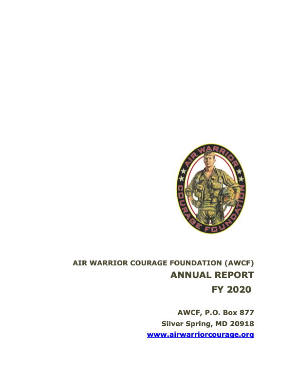 AWCF FY 2020 ANNUAL REPORT 12 12 21